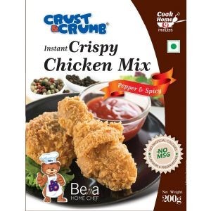 Crust n crumb crispy chicken mix pepper &spicy 200gm