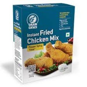 Grain & Grace Inst Fried Chicken Mix Pepper Spicy Treat 200G