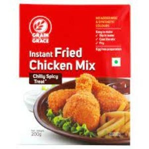Grain & grace instant fried chicken mix chilly spicy treat 200g