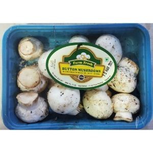 Farm fresh button mushrooms 200 g