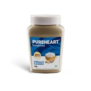Pureheart creamy cashew spread 160g