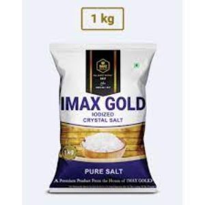 Imax gold iodized crystal salt 1 kg