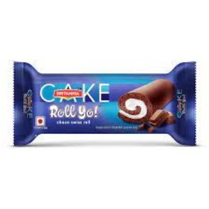 BRITANNIA CAKE ROLL YO CHOCO VANILLA SWISS ROLL 24g
