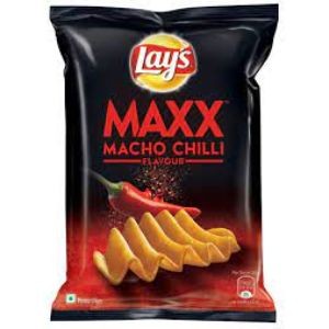 Lays potato chips 59.40 gm maxx macho chilli