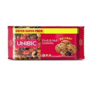 Unibic fruit & nut delight cookies 75g*4