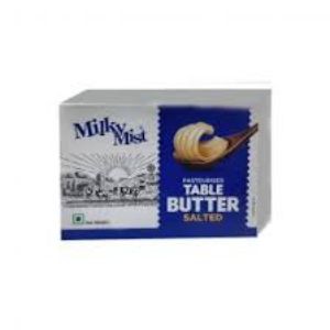 Milky mist pasteurised table butter salted 10*10g