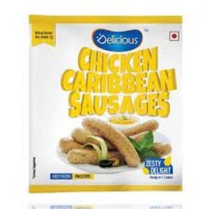 Delicious chicken caribbean sausages 250g buy 1 get 1