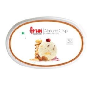 Arun almond crisp icecream tub 1ltr