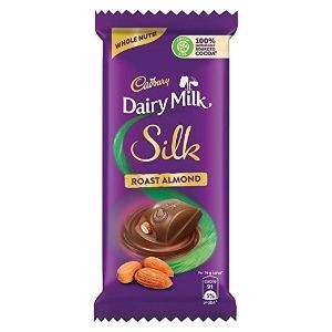 Cadbury dairy milk silk roast almond 143gm