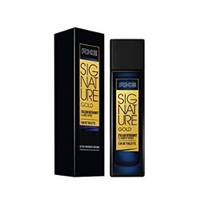 Axe signature gold italian bergamot&amber wood perfume 80ml