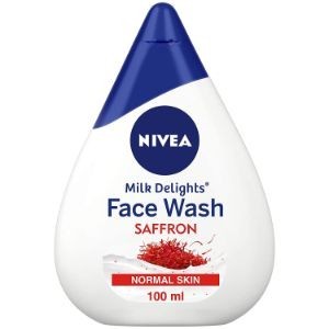 Nivea milk delights precious saffron face wash 100ml