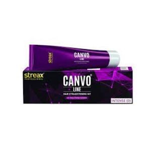 Streax professional canvo line hair straightener intense(0) 160gm