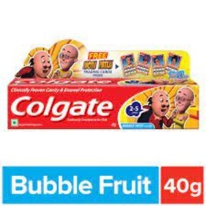 Colgate kids bubble fruit flavor 2-5yrs 40gm