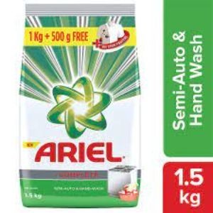 Ariel complete washing pwr 1kg+500g free pouch