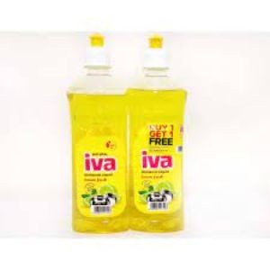 Iva dishwash liquid lemon fresh buy 1x500ml get 1x500ml