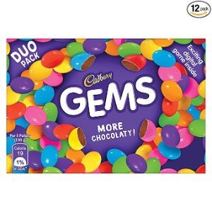 Cadbury gems 25.28 gm box