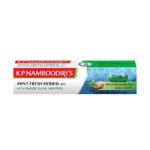 K.p namboodiris mint gel paste 80+16g free