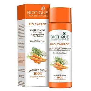 Biotique carrot f/b lotion 120m
