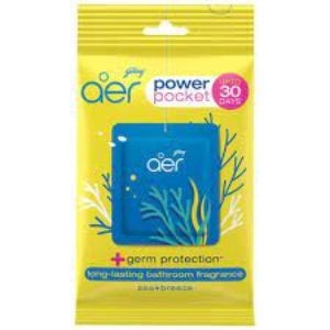 Godrej Aer Power Pocket Bathroom Frag Sea Breeze 10G