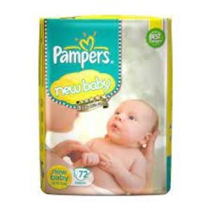 PAMPERS NEW BABY UPTO 5kg 72NOS
