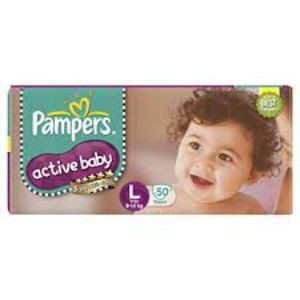 Pampers ab 4 large 50 diaprs