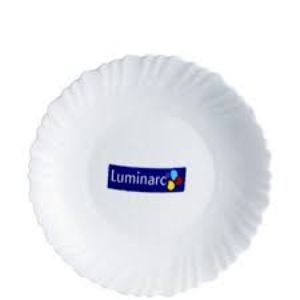 LUMINARC FESTON WHITE PLATE 25CM