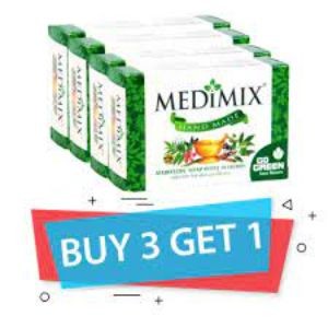 Medimix hand made ayurvedic soap buy3x75gm+1x75gm free