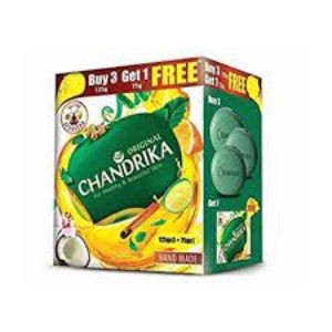 Chandrika ayurvedic classic soap 3*125g+75g
