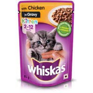 Whiskas chicken in gravy kitten 85gm