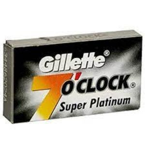GILLETTE 7`OCLOCK SUPER PLATINUM BLADE