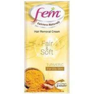 Fem fair&soft turmeric hair removal cream 25g
