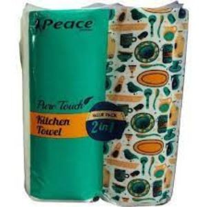 Peace forever  pure touch kitchen towel 2 in 1 60*2 21*21cm