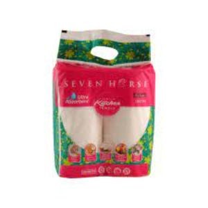 SEVEN HORSE KITCHEN TOWELS 2 ROLLS*2PLY.