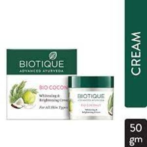 Biotique coconut brightening glow cream 50g