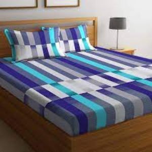 Stellar iris bed sheet 2.20m*2.40m wth 2 pillow cvrs