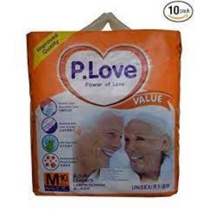 P.love adult diaper 10 (m)