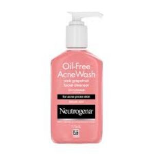 Neutrogena oil-free acne wash pink grapefruit facial cleaser 175 ml