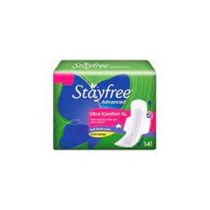 Stayfree adva ultra-comfort xl 14 pad wings