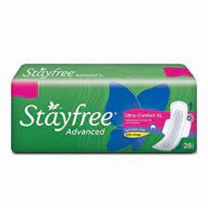 Stayfree advanced ultra - comfort xl wth wings 28 pads
