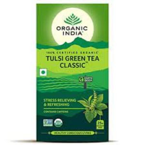 Organic india tulsi green tea classic 25n