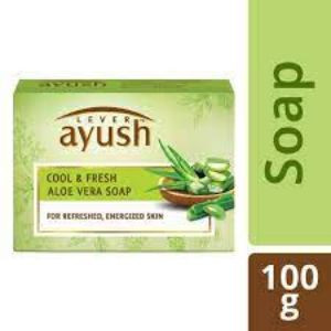 Lever ayush cool & fresh aloe vera soap 100gm