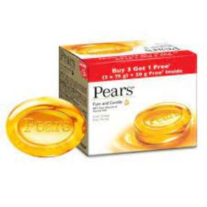 Pears pure & gentle soap (3 x 75gm)+75gm
