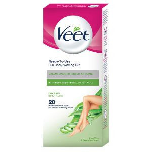 Veet full body waxing kit dry skin 20 strips