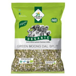 24 mantra organic green moong dal split 500 gm