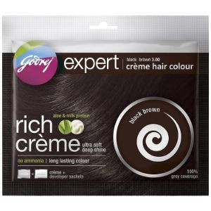 Godrej exp rich creme hair clr black brown 20+20g