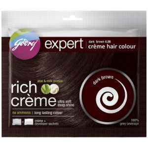 Godrej exp rich creme hair clr dark brown 20+20g