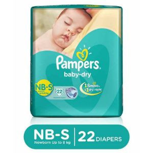Pampers  baby dry nb sml 22 (up to 8 kg)