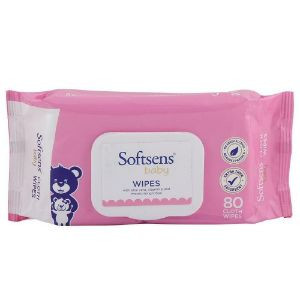 Softsens baby wipes 72 n