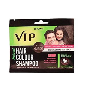 Vip hair colour shampoo brown 20ml