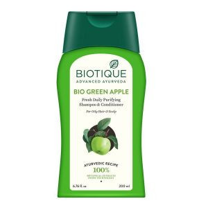 Biotique bio green apple shine & gloss shamp&cond 180ml